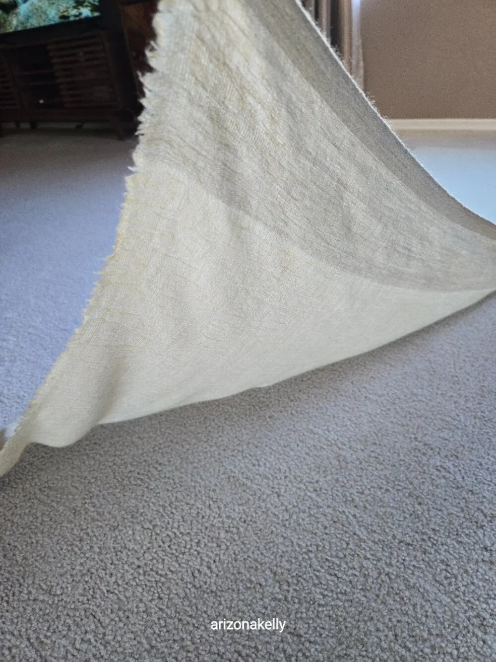 Cashmere Jacquard Scarf Lightweight Woven - Picture 6 of 15